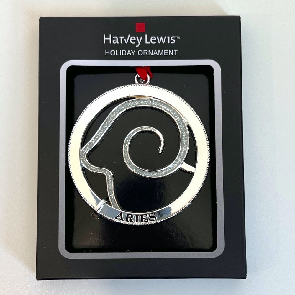 Harvey Lewis ZODIAC ARIES Holiday Ornament New
